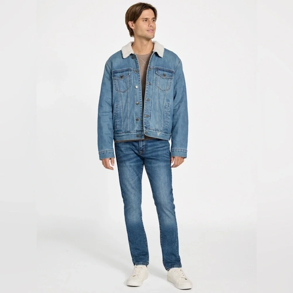 GUESS Braun Sherpa Jacket SZ XXL